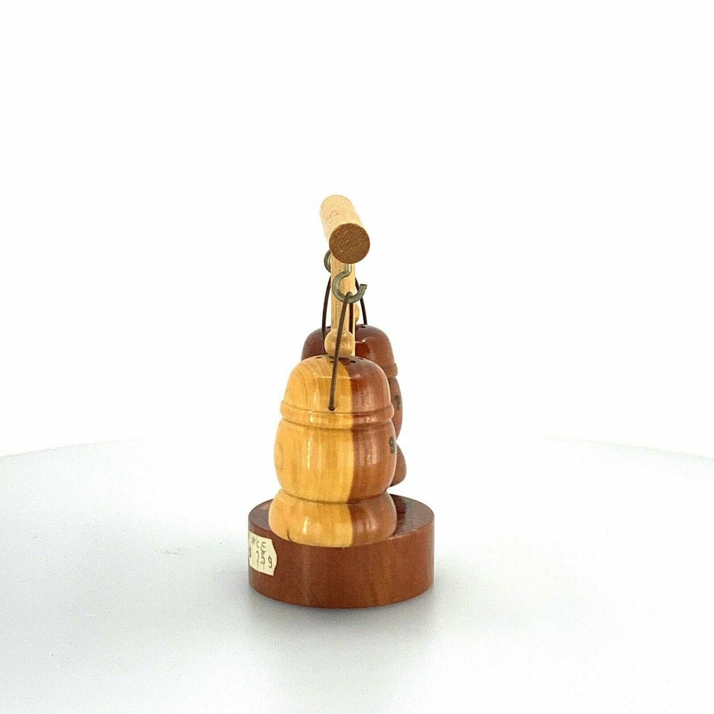 Hanging Wood Lanterns Salt Pepper Shakers Set Pair White Sands National Monument