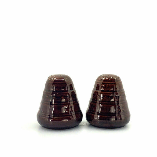 Vintage Marcrest Beehive Daisy Stoneware Salt & Pepper Shakers Set