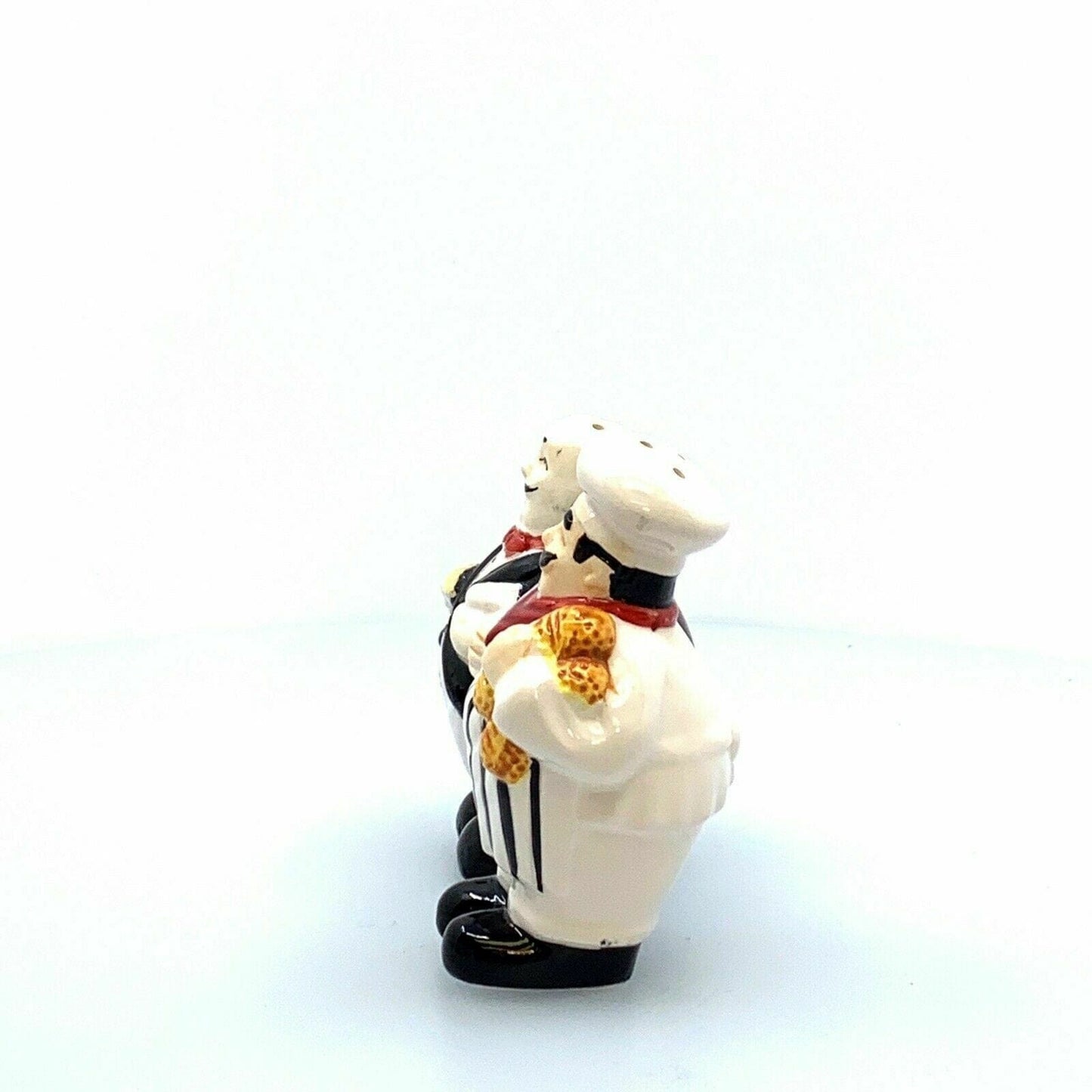 Vintage Giftco Italian Chef & Maitre D' Salt And Pepper Shakers Set Ceramic