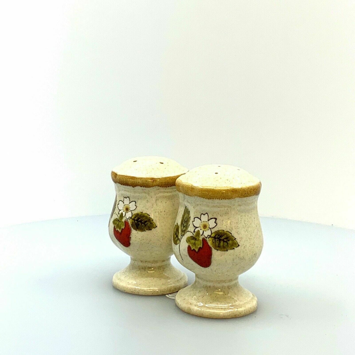Vintage Mikasa Strawberry Festival Collectible Salt & Pepper Shakers Set
