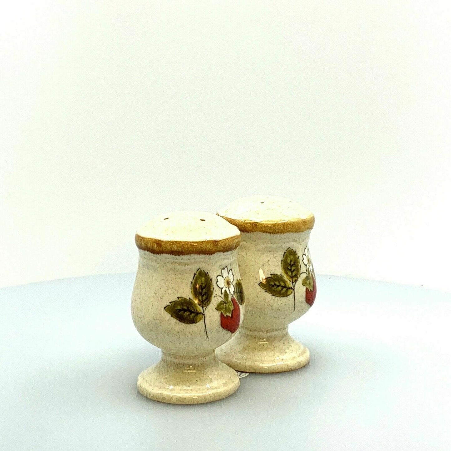 Vintage Mikasa Strawberry Festival Collectible Salt & Pepper Shakers Set
