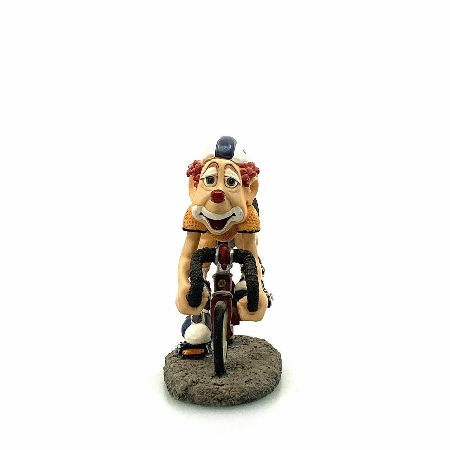 Vintage 1997 Slapstix by Cast Art "Road Warrior" Bicycle Clown, Biking Clown