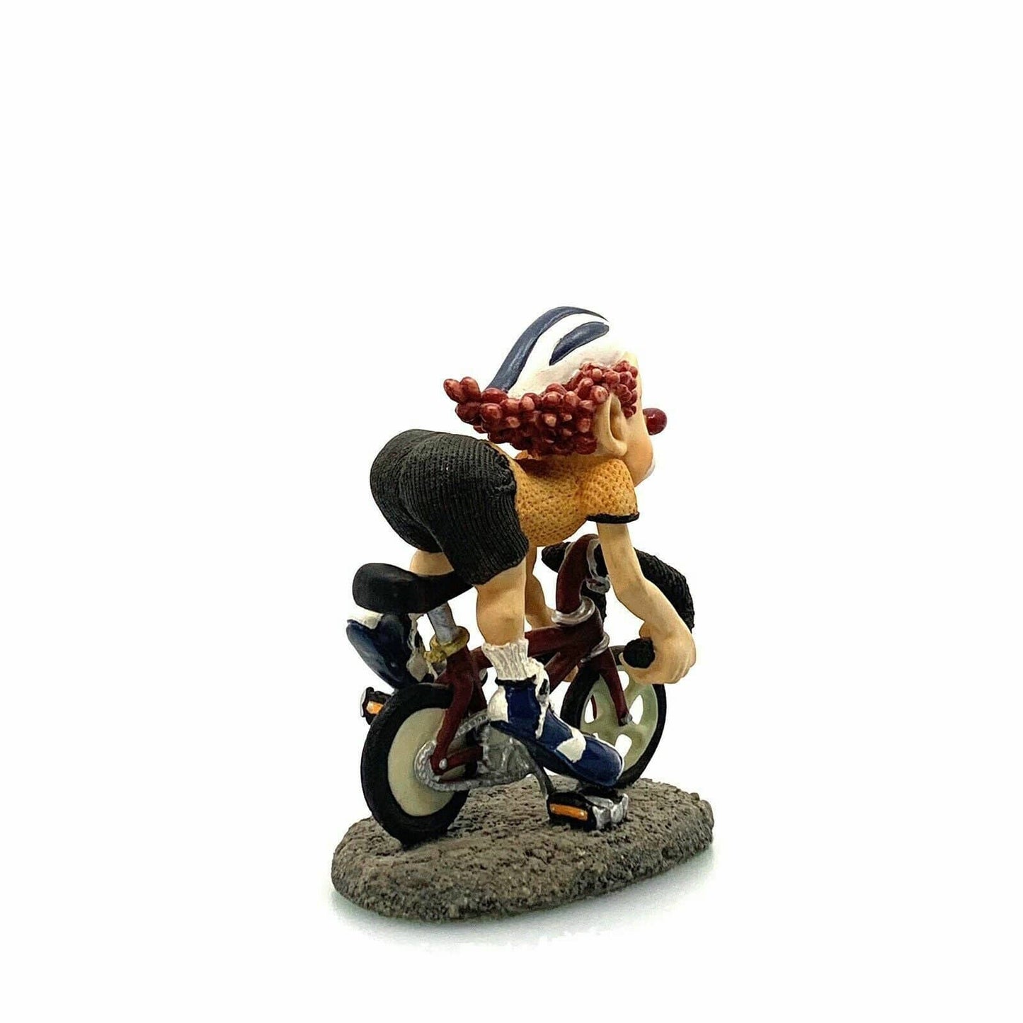 Vintage 1997 Slapstix by Cast Art "Road Warrior" Bicycle Clown, Biking Clown