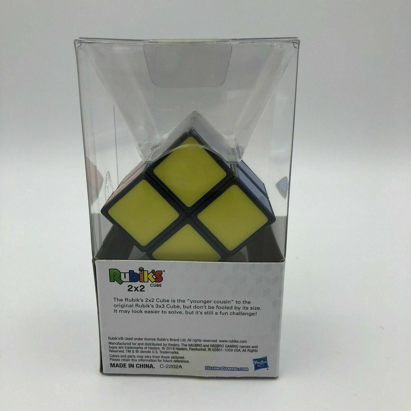 NEW Hasbro Game 2X2 Rubik's Cube C1556 Multicolor Twist