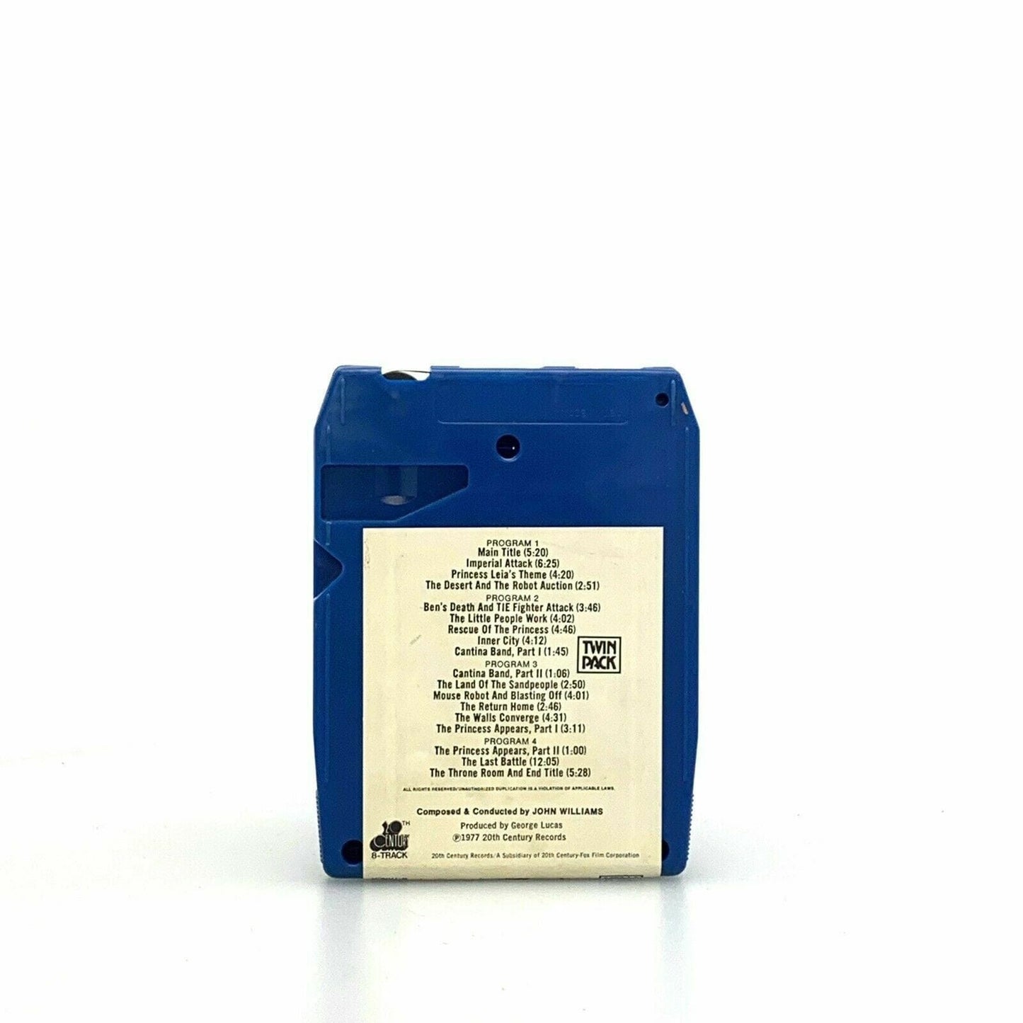 Vintage 8 Track Cartridge : Star Wars Original Soundtrack
