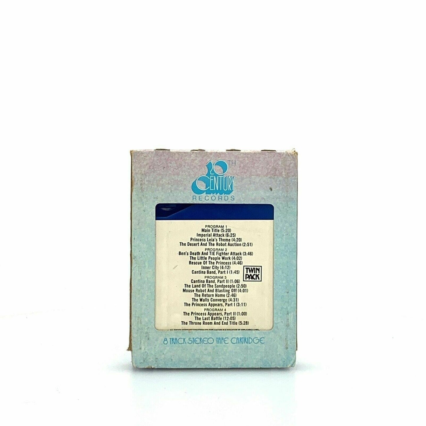 Vintage 8 Track Cartridge : Star Wars Original Soundtrack
