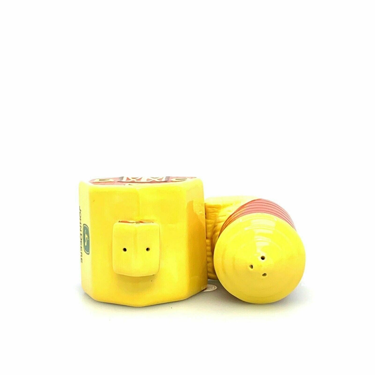 John Deere Farm Barn & Silo Ceramic Salt and Pepper Shakers Set