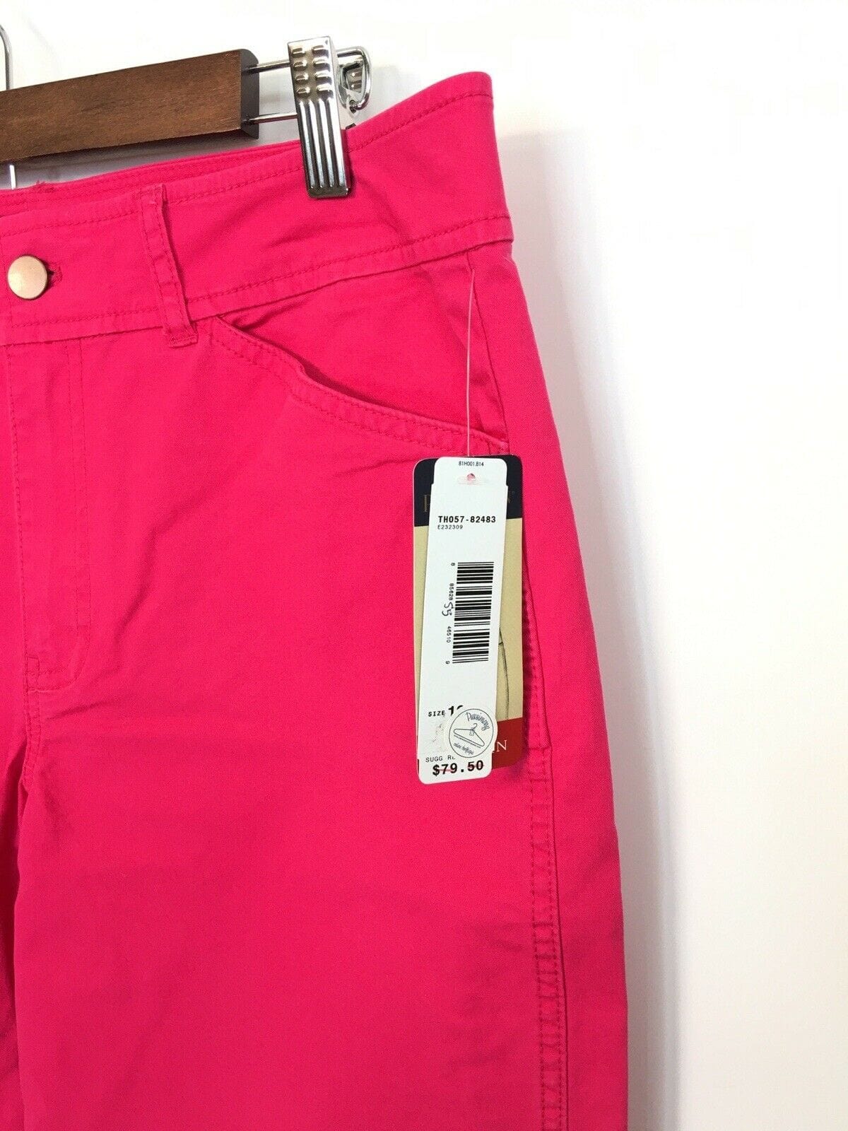 Women's Bright Pink Slim Fit Modern Pants - Size 10 - Pendleton - NWT