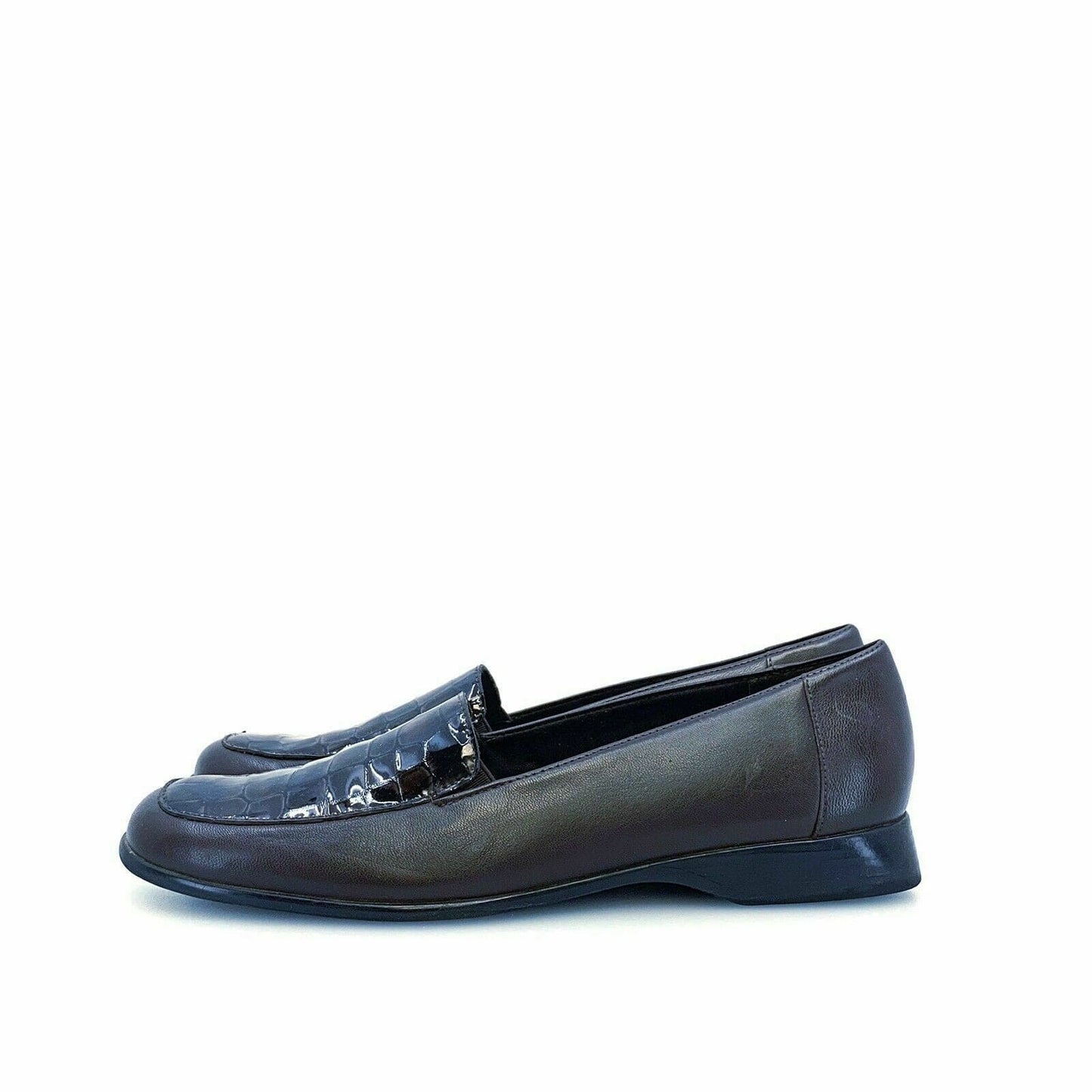 Trotters Womens Size 9.5S Brown Loafers Shoes Leather Flats Comfort T2115
