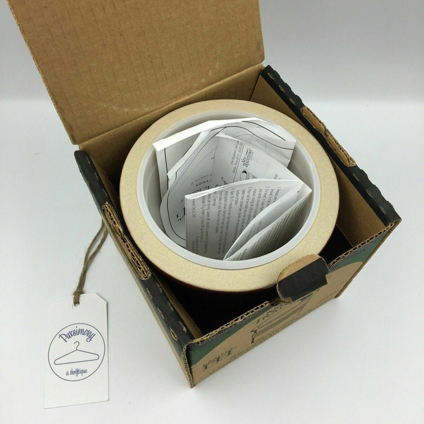 Pampered Chef Stoneware Crock w/Liner | 1311 | Family Heritage Pot | NEW