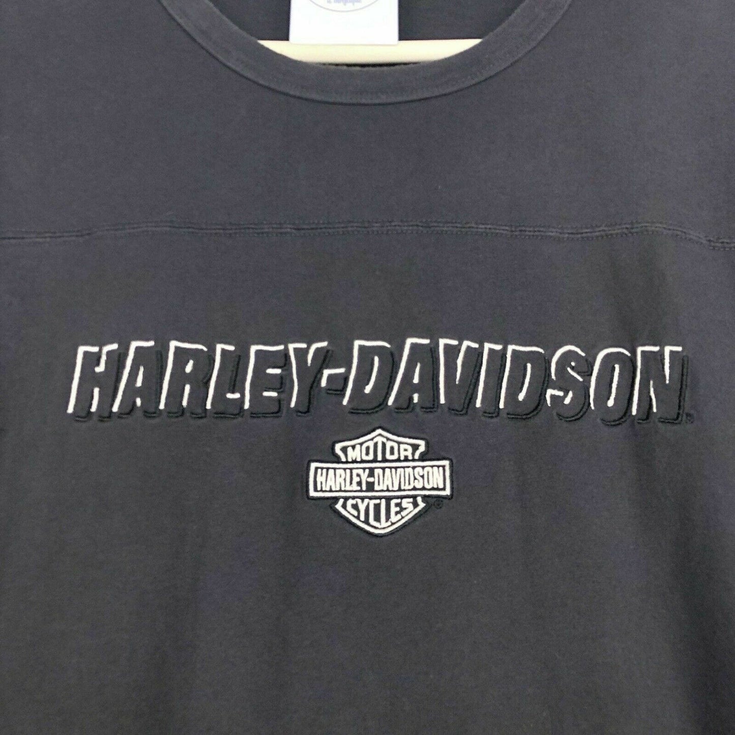 Harley-Davidson Men's Black T-Shirt - Henderson, Nevada Embroidered - Size XL - Short Sleeve - Pre-Owned