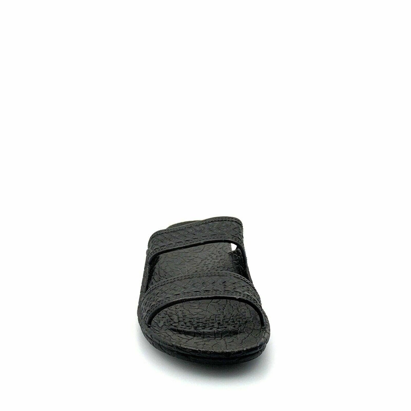 Pali Hawaii Size 13 Black Rubber Sandals Classic Jandals Slides Shower Shoes