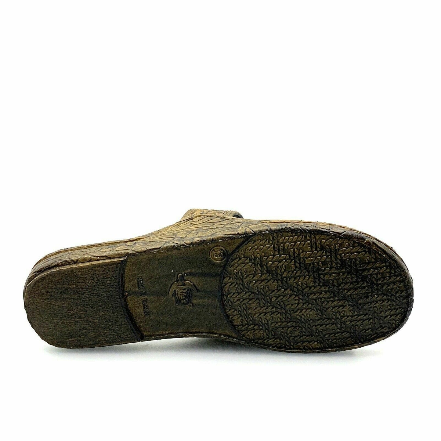 Pali Hawaii Size 5 Brown Rubber Sandals Classic Jandals Slides Shower Shoes