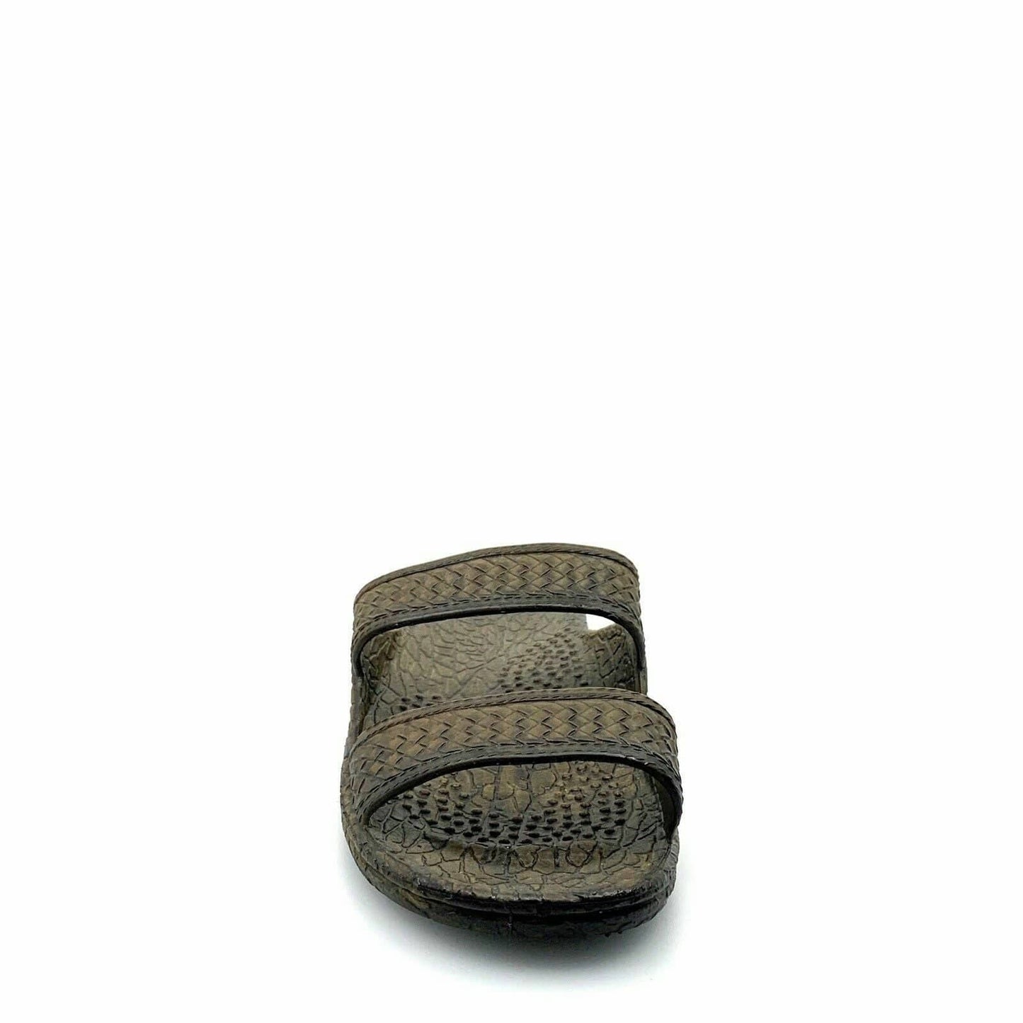 Pali Hawaii Size 5 Brown Rubber Sandals Classic Jandals Slides Shower Shoes