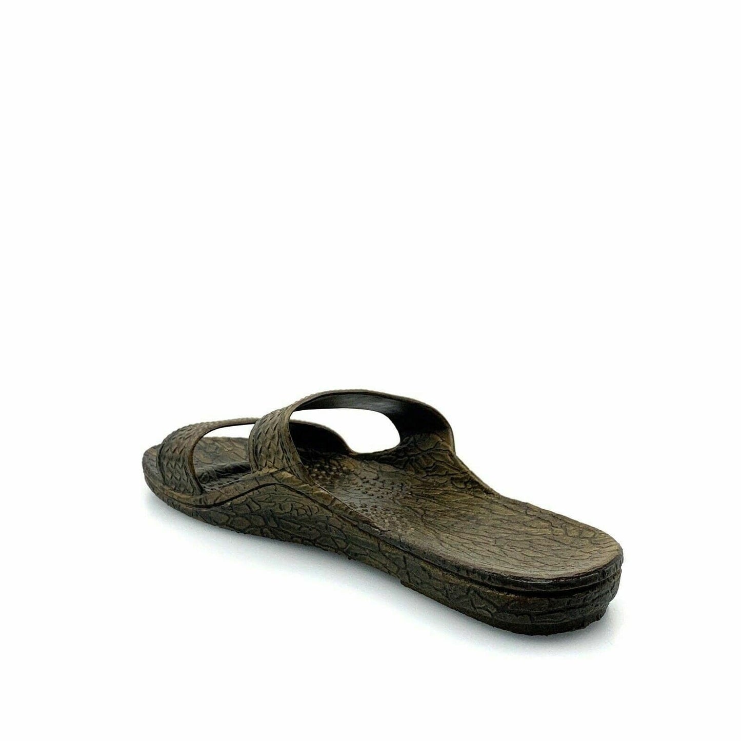 Pali Hawaii Size 5 Brown Rubber Sandals Classic Jandals Slides Shower Shoes