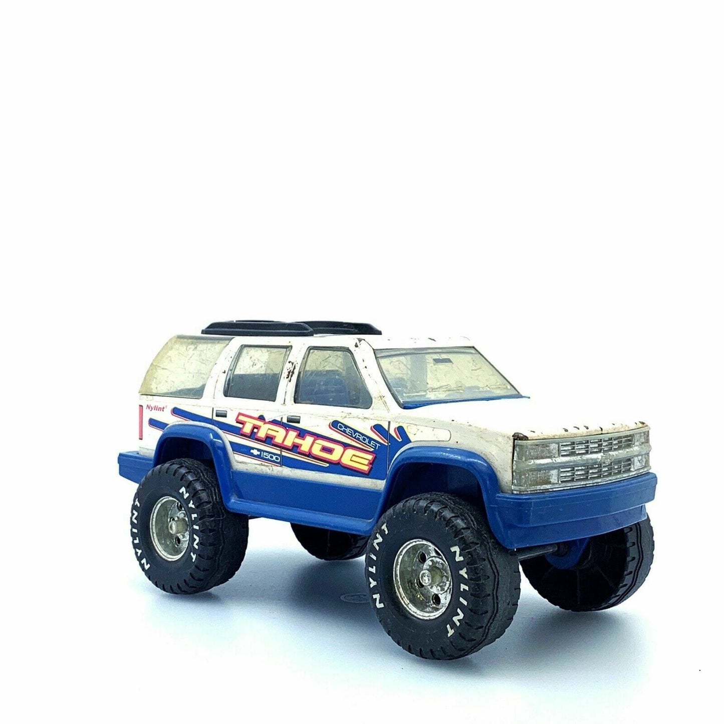 Vintage Nylint Chevrolet Tahoe 1500 Steel & Plastic Blue Toy Truck 1998 *for Parts