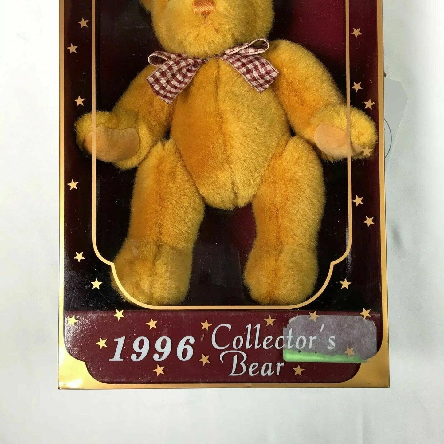 Gund Limited Edition Teddy Bear Jointed Collector’s Edition 1996 Yellow In Box