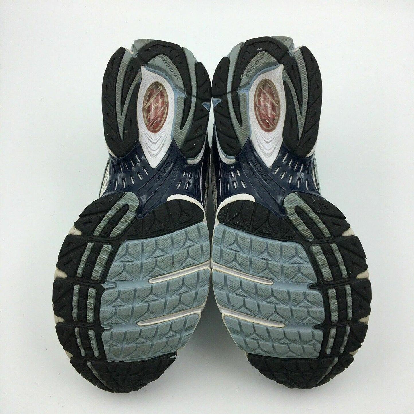 Saucony ProGrid Womens Size 5 White Blue Running Shoes Sneakers 10010-2 Jazz