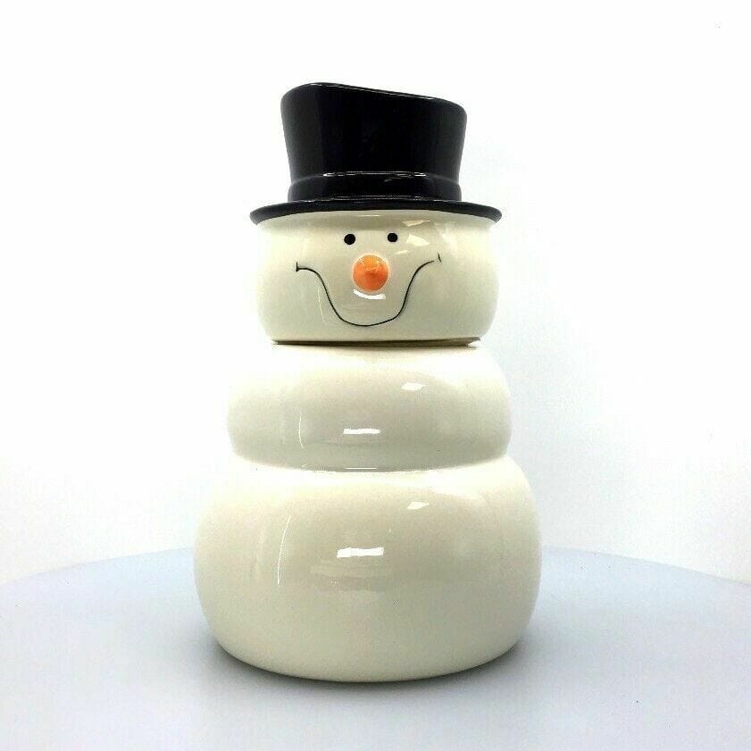 PRECIOUS COOKIE JAR Snowman Perma-Coat Ceramic Kit Kids Crafts Decorate Color
