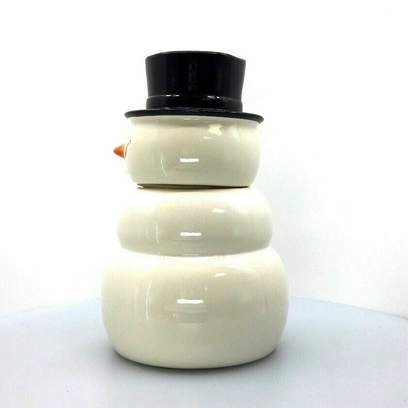 PRECIOUS COOKIE JAR Snowman Perma-Coat Ceramic Kit Kids Crafts Decorate Color