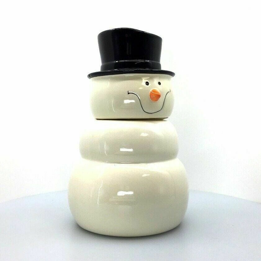 PRECIOUS COOKIE JAR Snowman Perma-Coat Ceramic Kit Kids Crafts Decorate Color