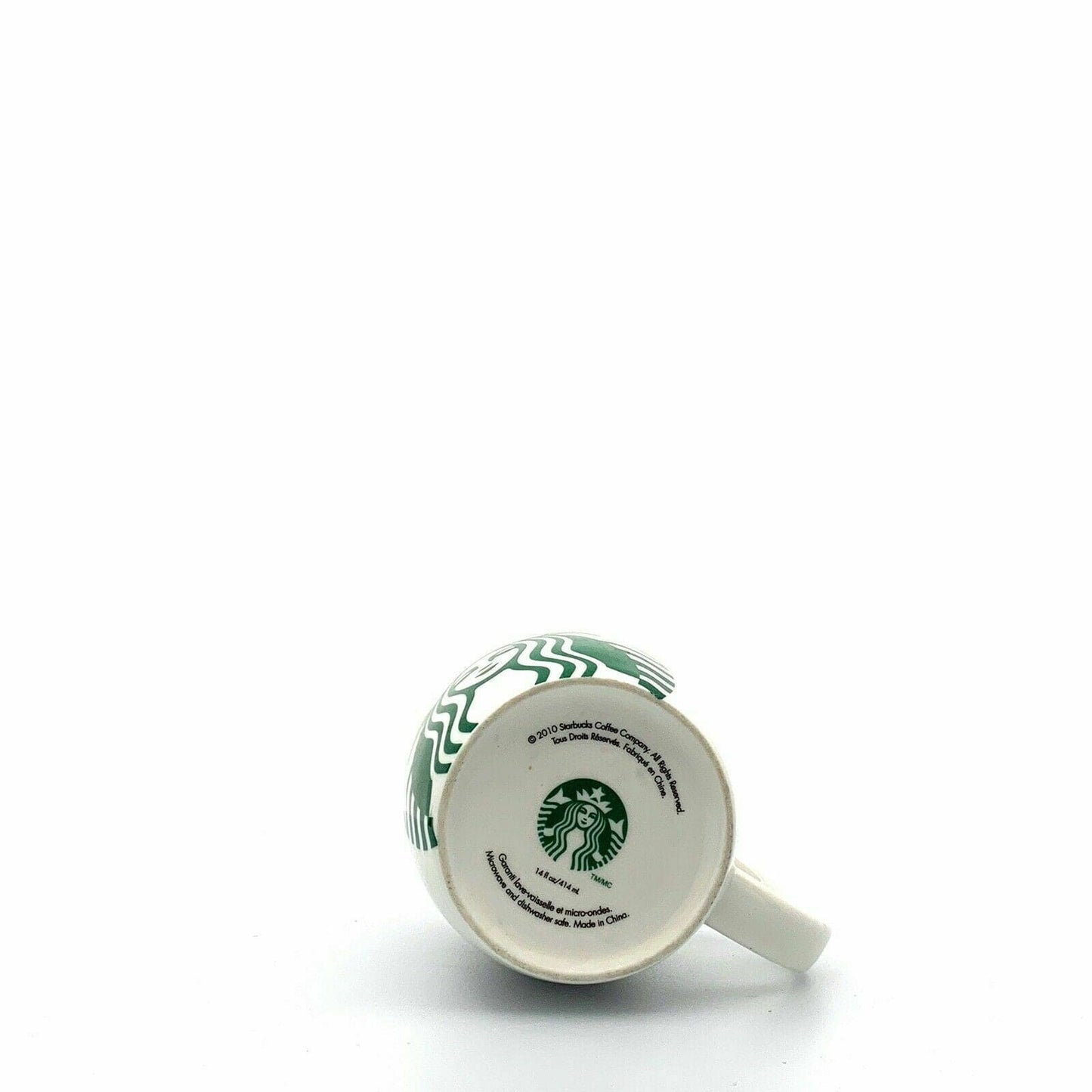 Starbucks Green Mermaid Logo Coffee Cup, White - 16 fl oz