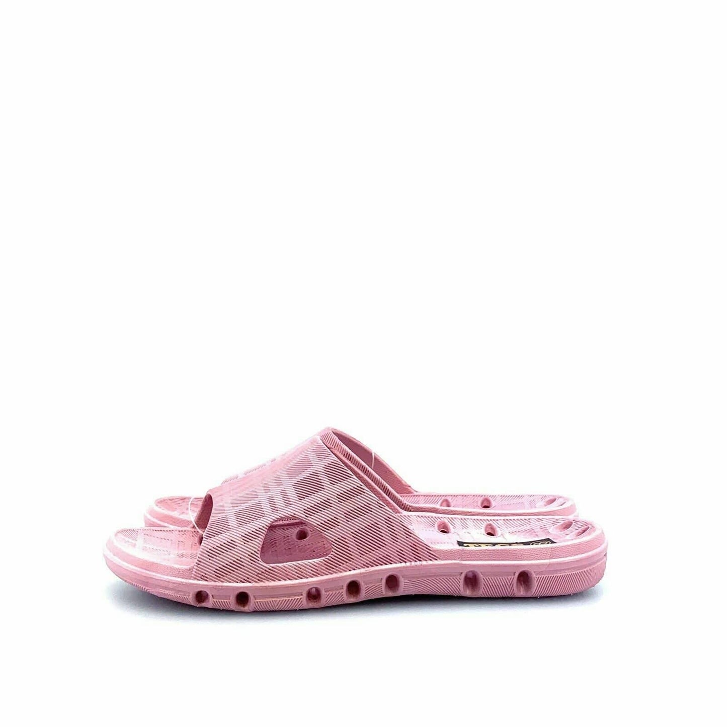 Tecs Womens Size 10 Pink Slides Beach Water Shower Shoes Sandals