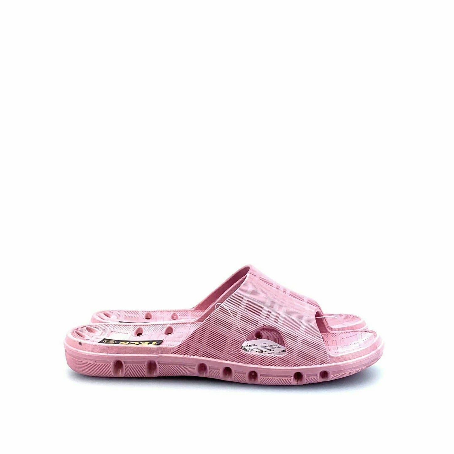 Tecs Womens Size 10 Pink Slides Beach Water Shower Shoes Sandals