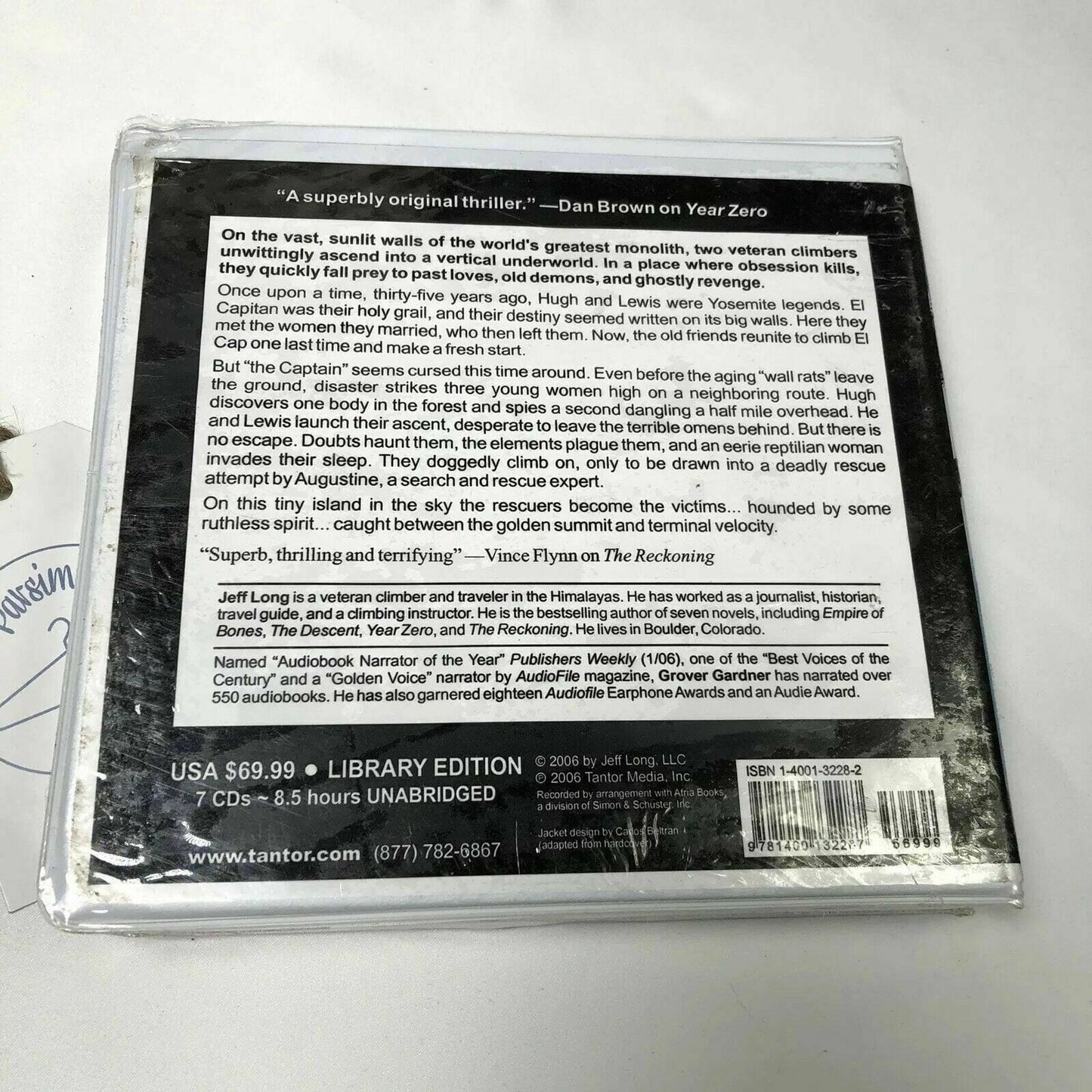 The Wall: A Thriller by Jeff Long Audio Book Read By Grover Gardner New In Pkg