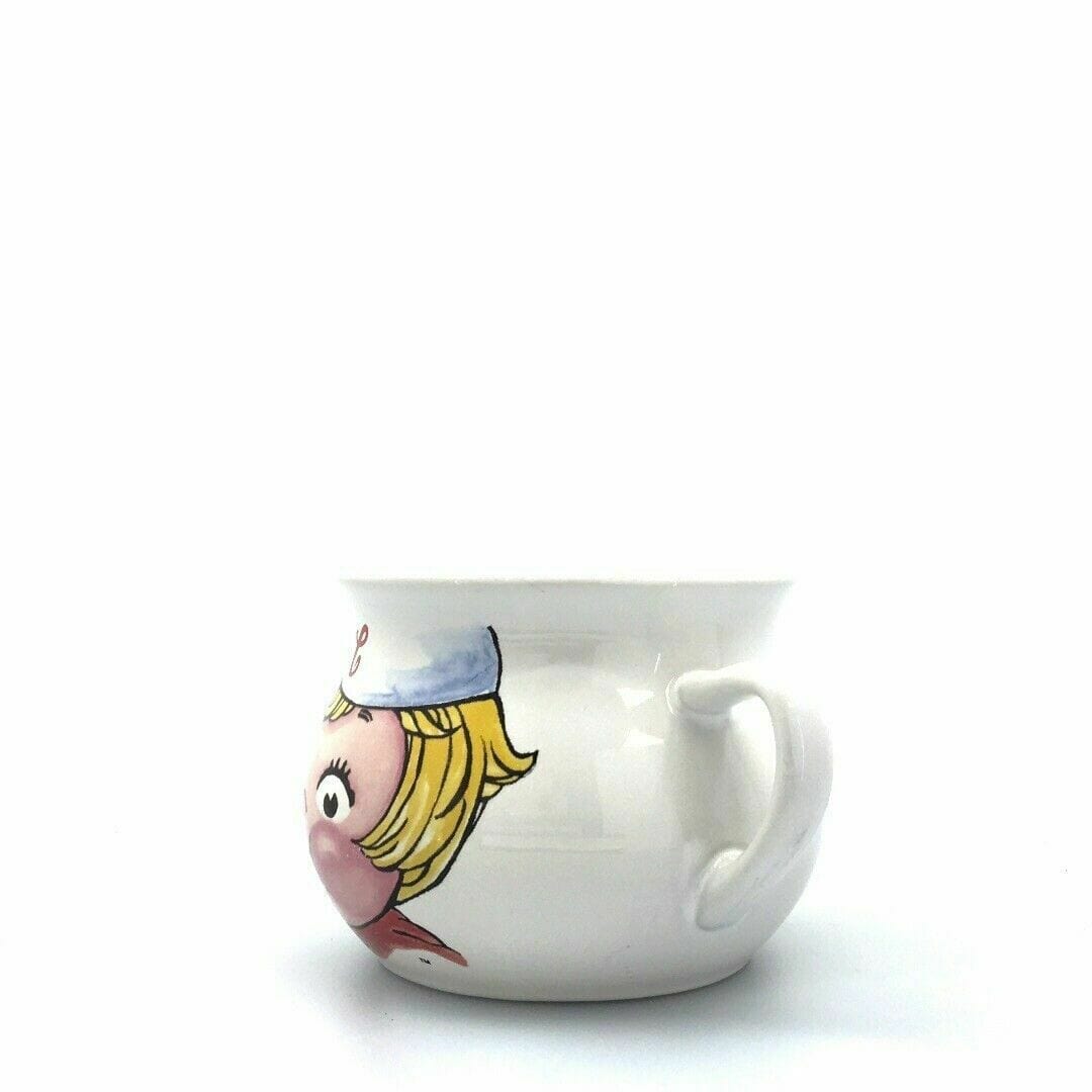 Vintage Houston Harvest 1998 Campbell Soup Kid White Porcelain Cup Bowl 16 oz