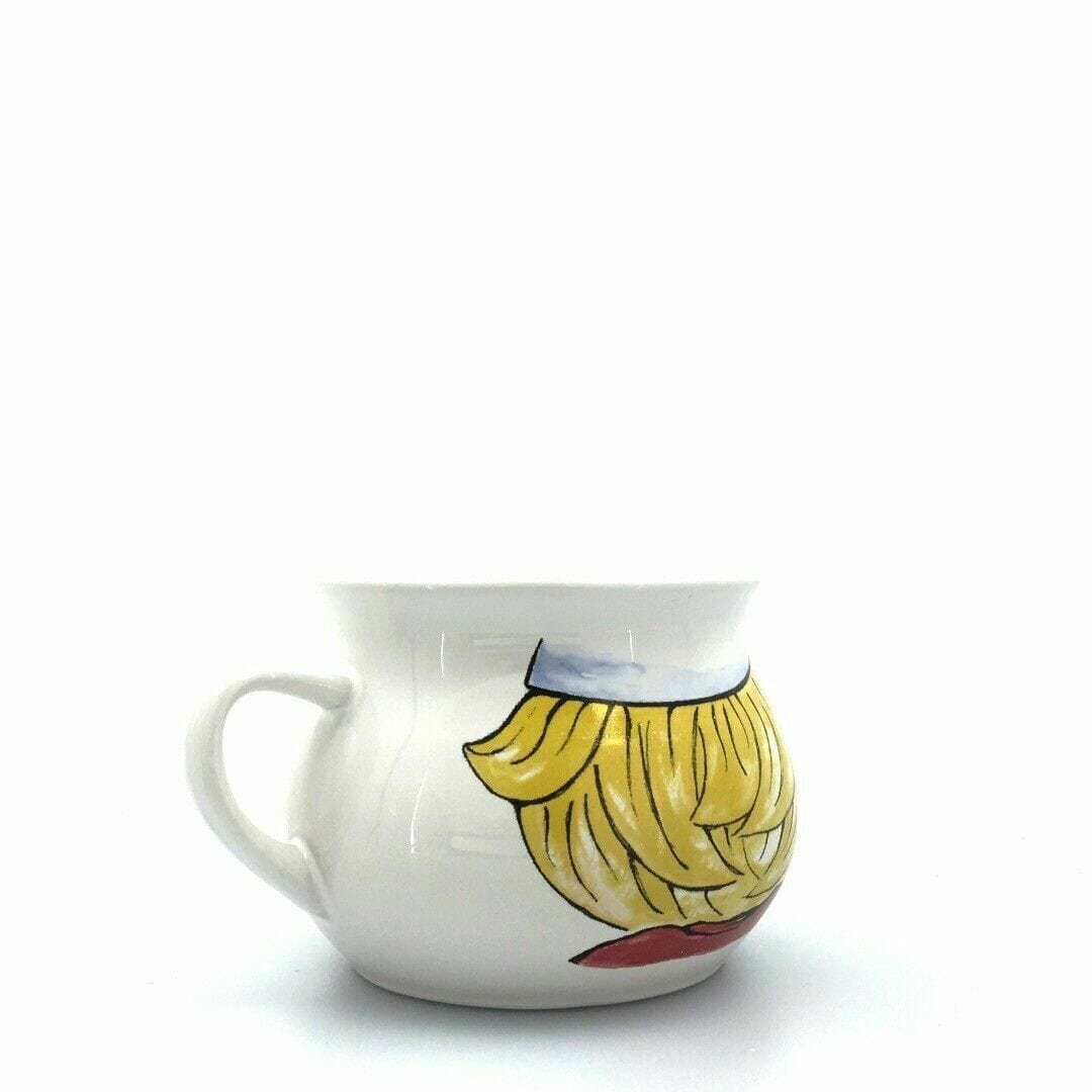 Vintage Houston Harvest 1998 Campbell Soup Kid White Porcelain Cup Bowl 16 oz