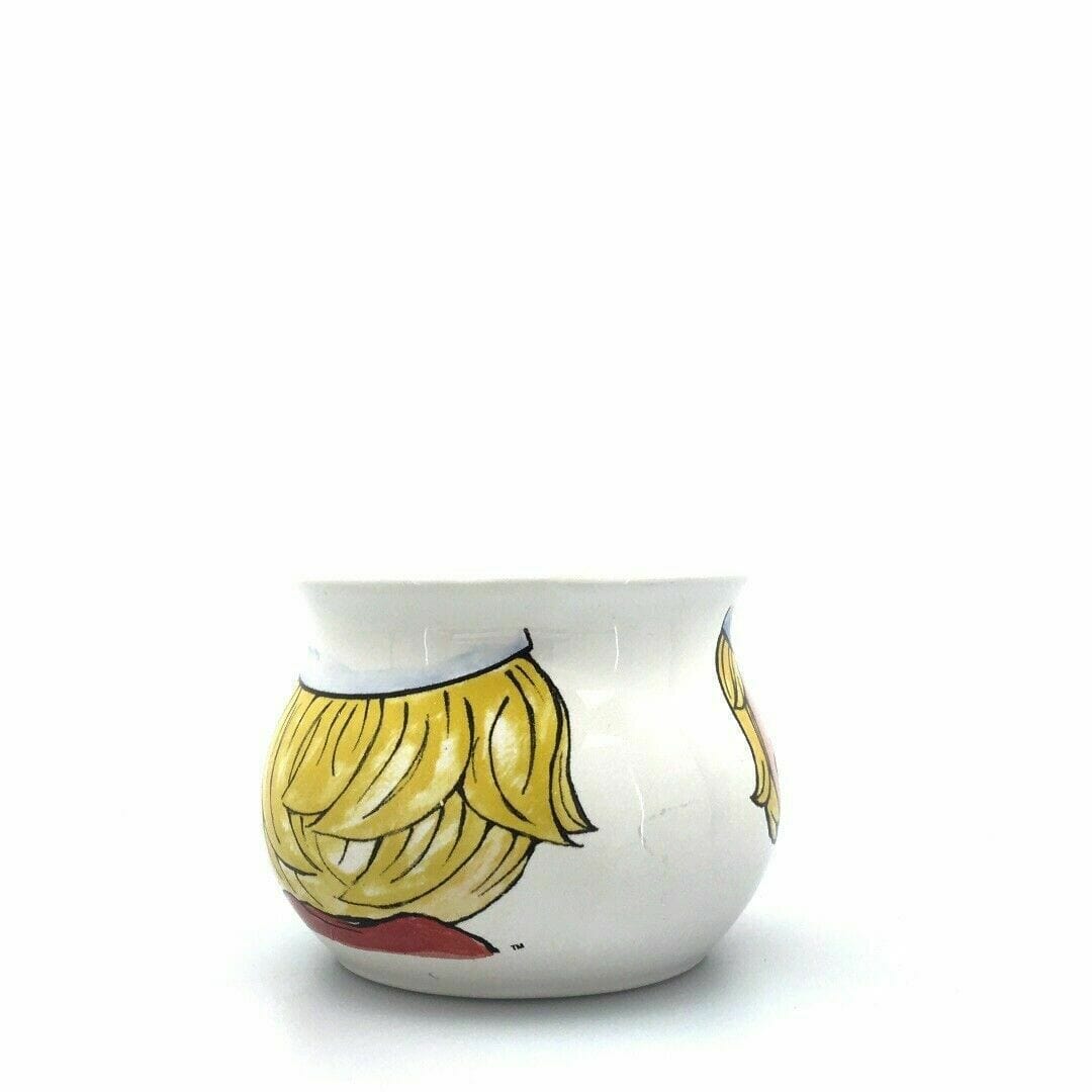 Vintage Houston Harvest 1998 Campbell Soup Kid White Porcelain Cup Bowl 16 oz