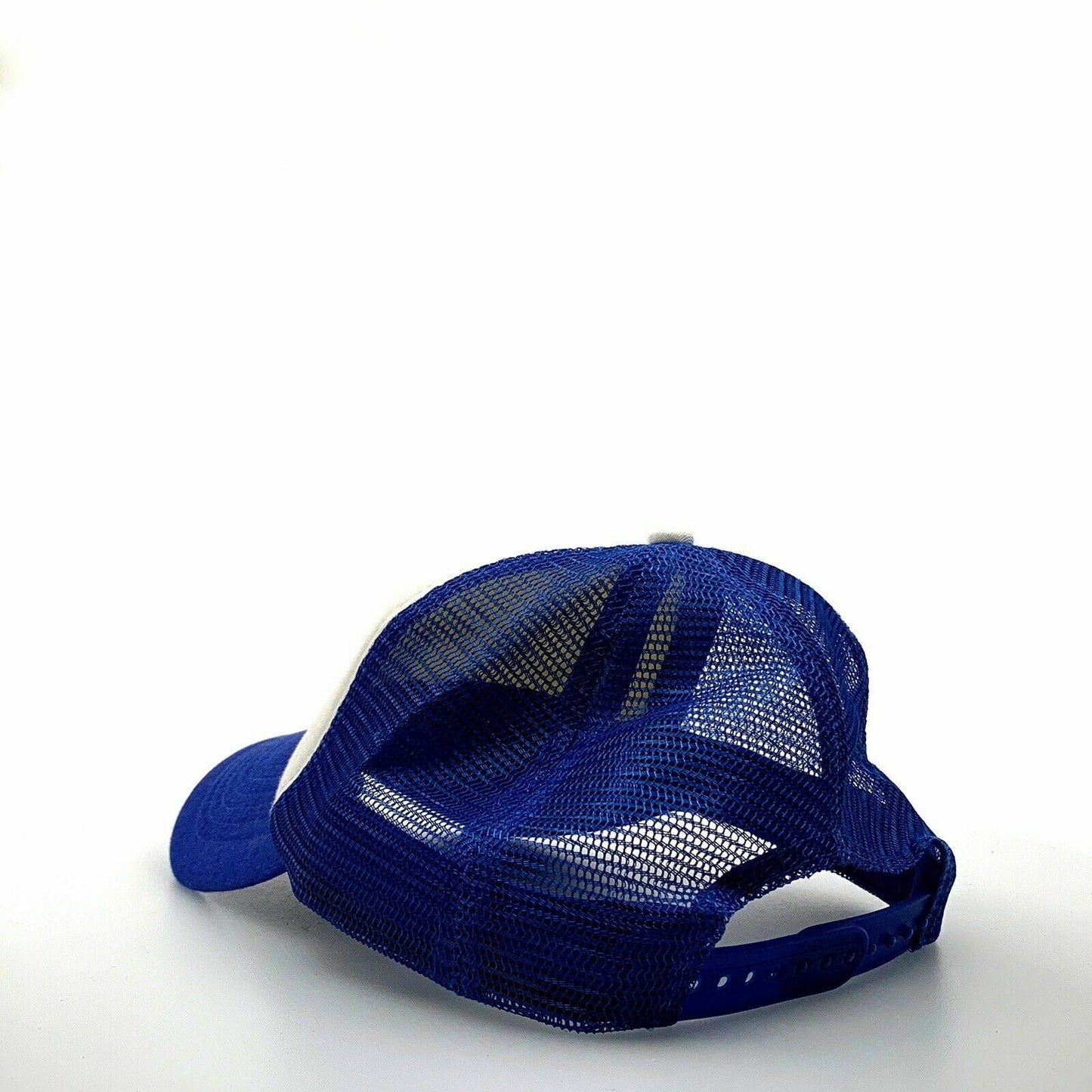 Google Blue White Mesh Foam SnapBack Trucker Hat OSFA