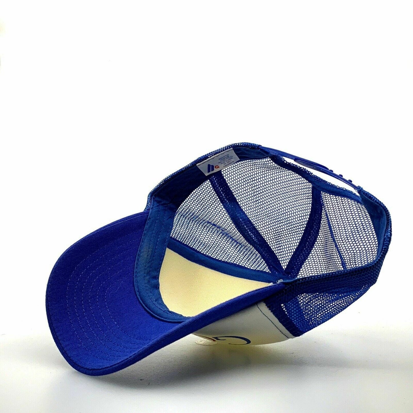 Google Blue White Mesh Foam SnapBack Trucker Hat OSFA
