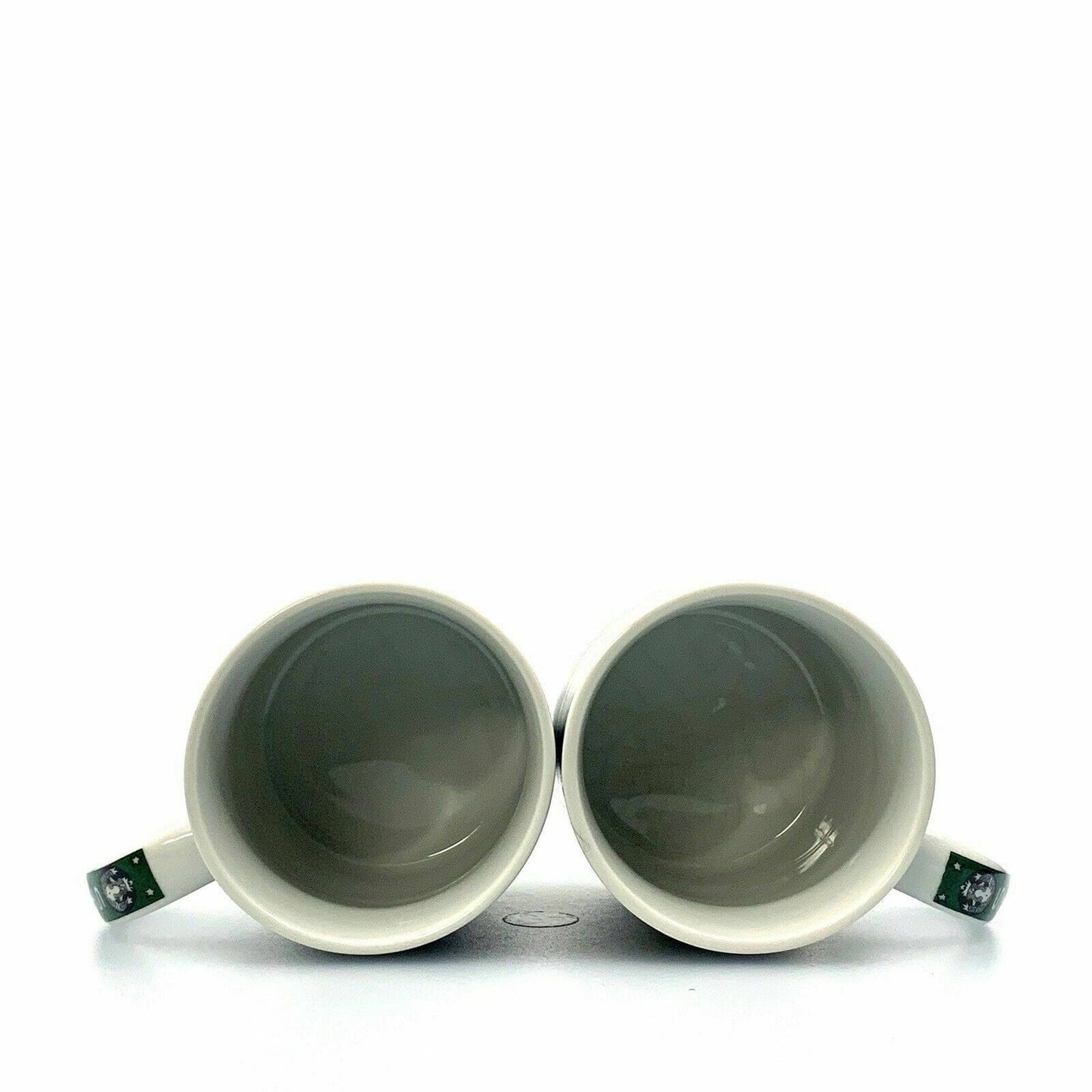 Set of 2 Starbucks Painting Cups & Mugs J. Burrows The Diner Porcelain