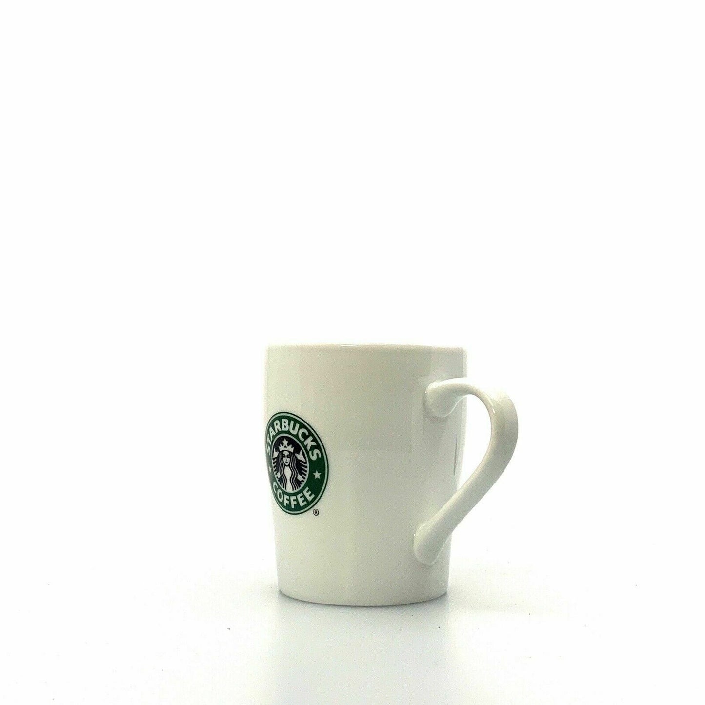 Starbucks Coffee Cup White Green Mermaid Logo - 8 Oz