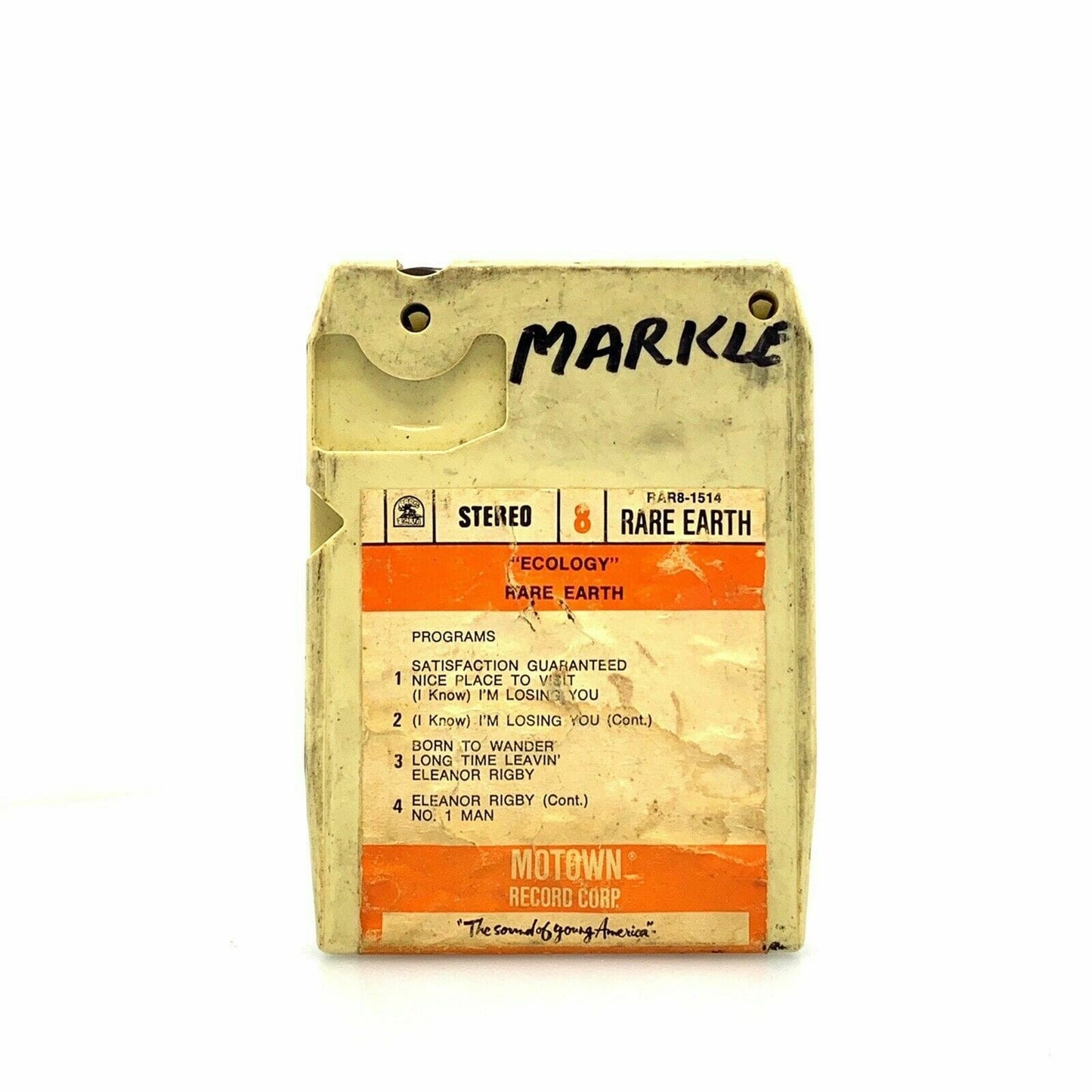 Vintage 8 Track Cartridge - Rare Earth “Ecology”