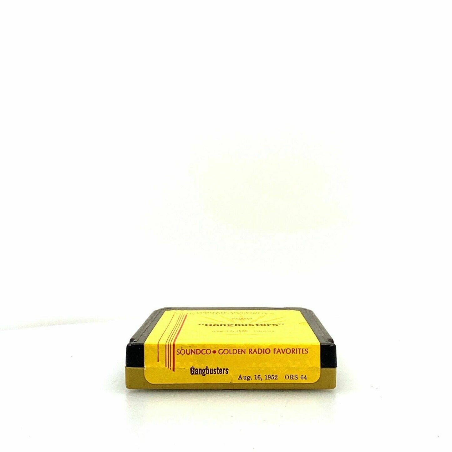 Vintage 8 Track Cartridge “Gangbusters” Soundco Presents Golden Radio Favorites