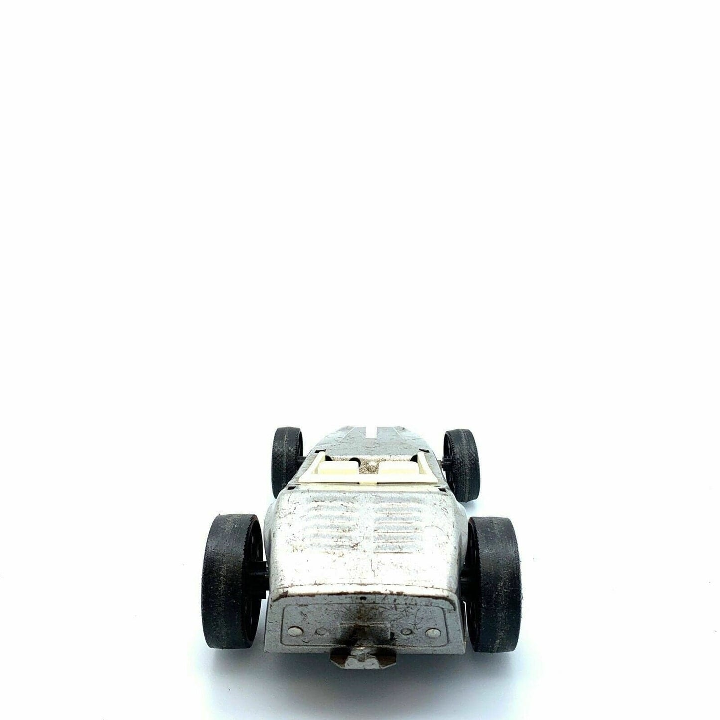 Vintage Nylint 1968 Race Team Car Chassis, Gray - 10”