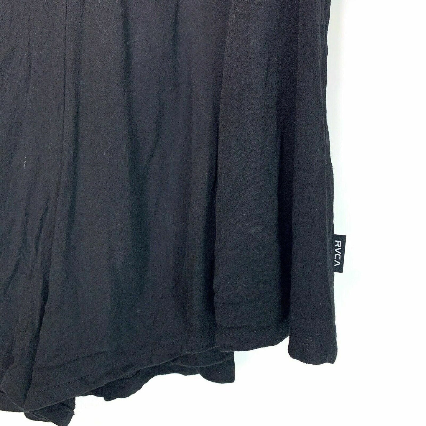 RVCA Womens Size Large Black Cold Shoulder Romper Lightweight