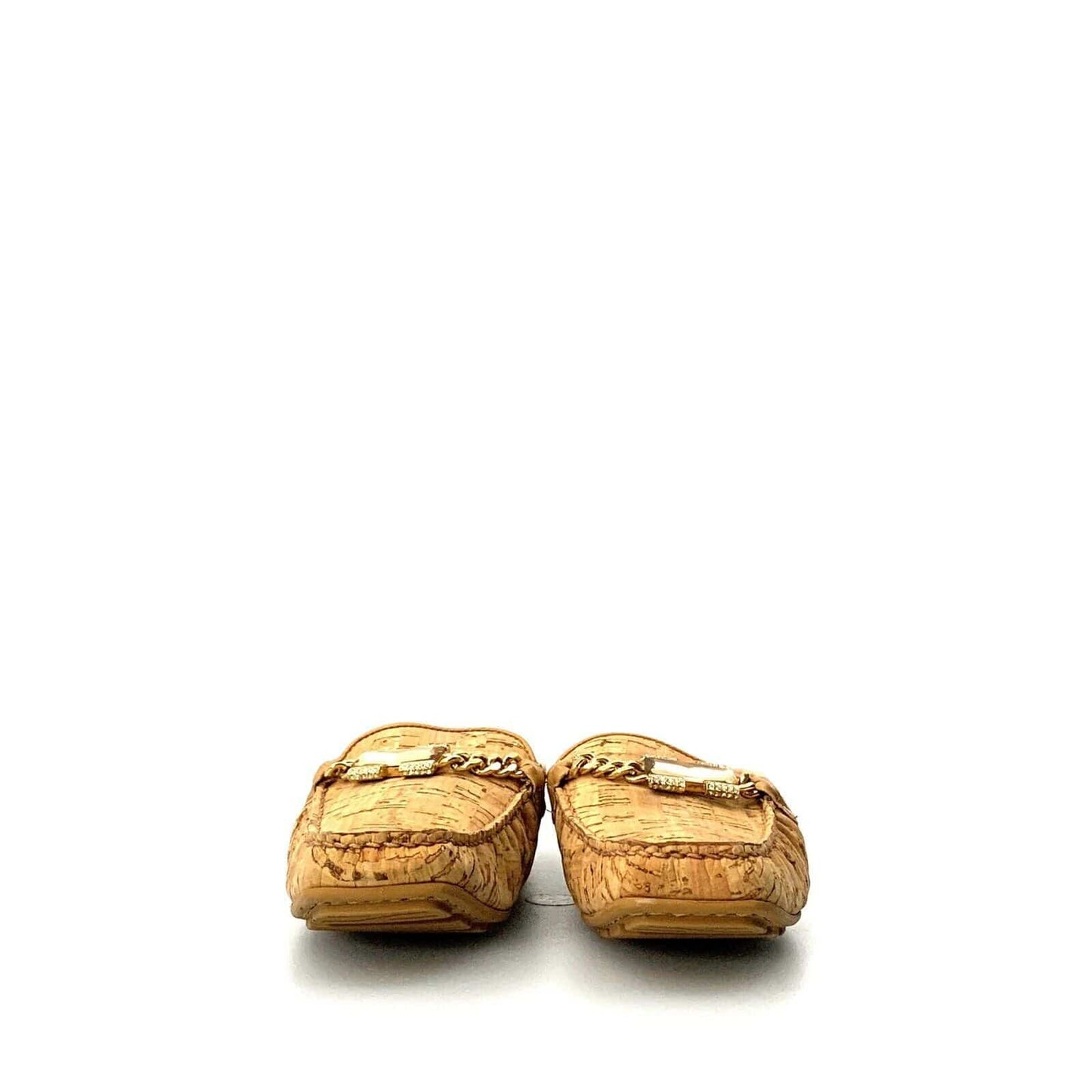Stuart Weitzman Womens Cork Slip On Mule Loafer Driving Shoes 5M
