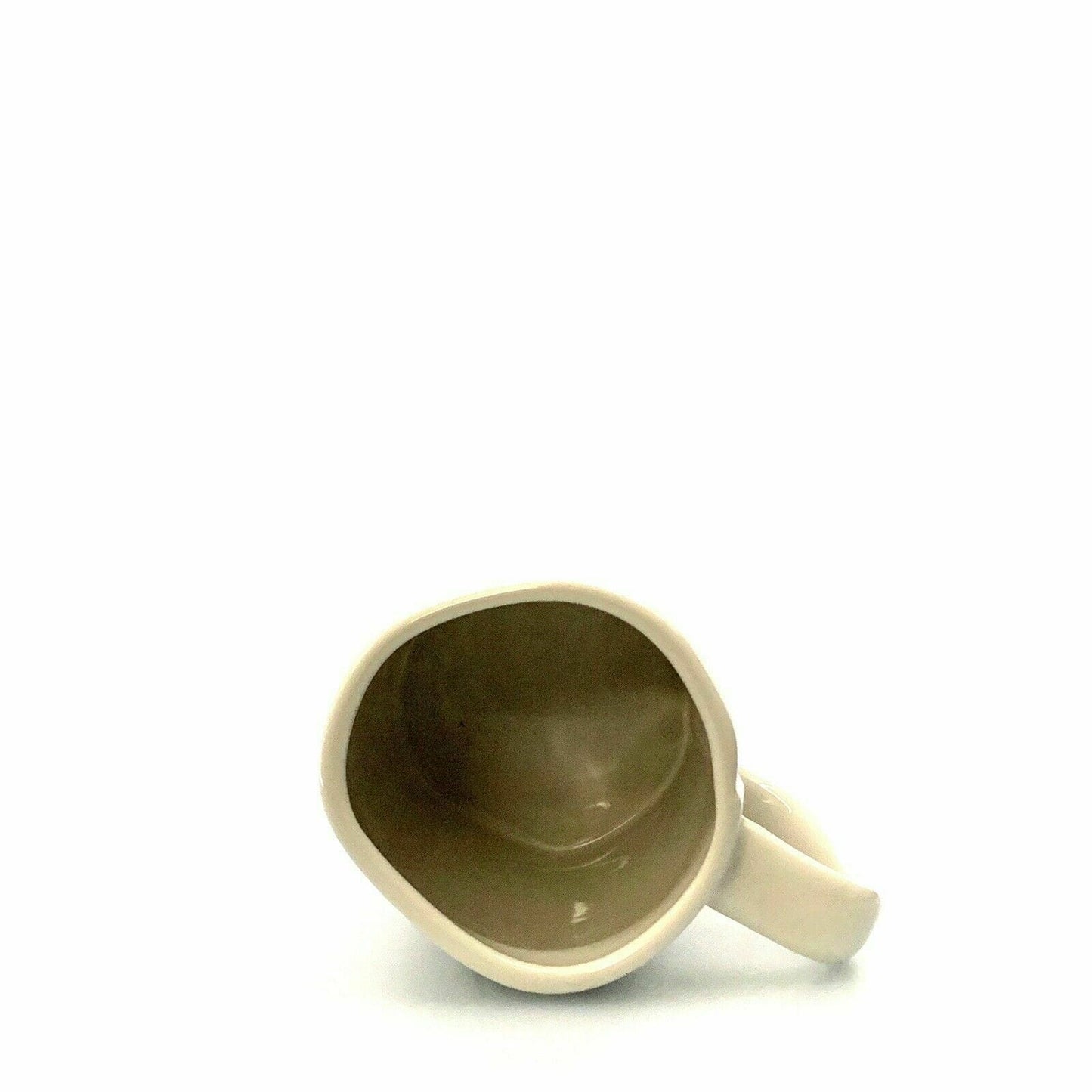 Rae Dunn Artisan Collection "DUNN FUND" Large Letter White Coffee Cup Mug By Magenta