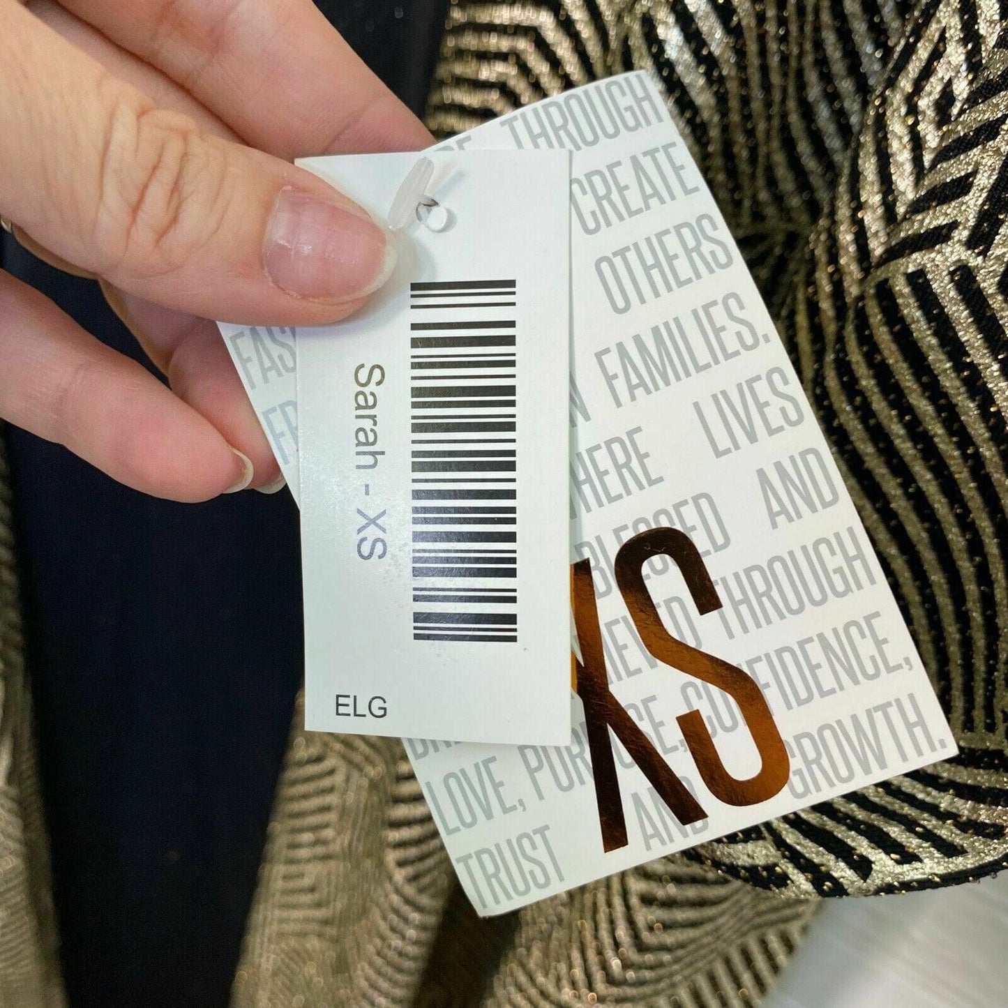 LuLaRoe Elegant | Chevron Sarah Long Duster Cardigan Sweater | Color: Gold | Size: XS | NWT