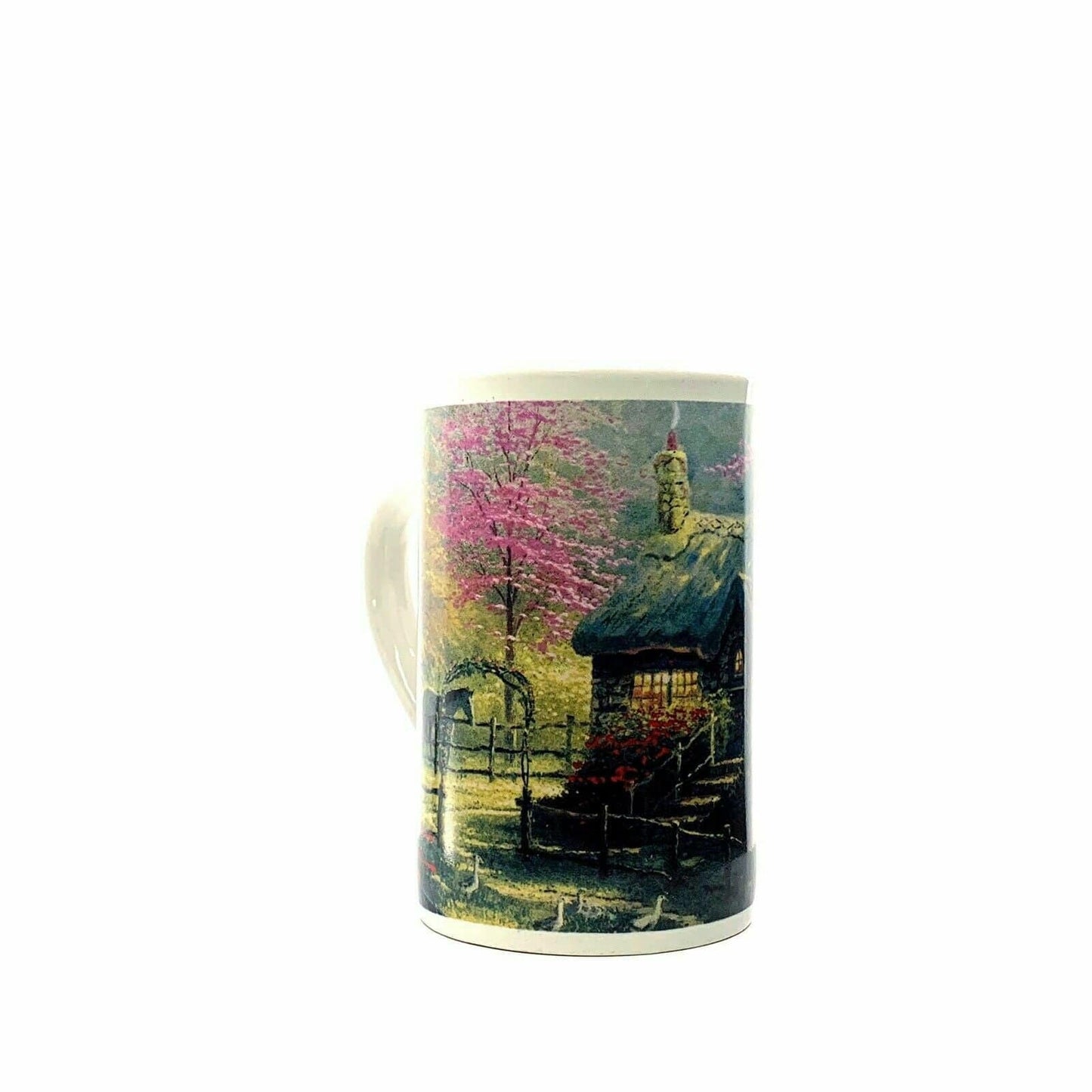 Thomas Kinkade Home For The Holidays Coffee Cup Mug 2004