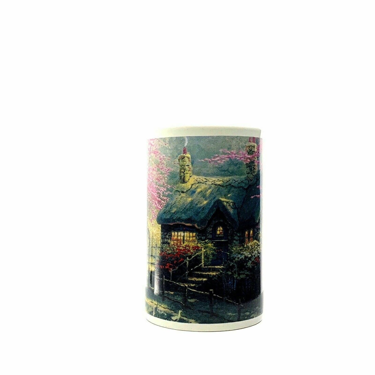 Thomas Kinkade Home For The Holidays Coffee Cup Mug 2004