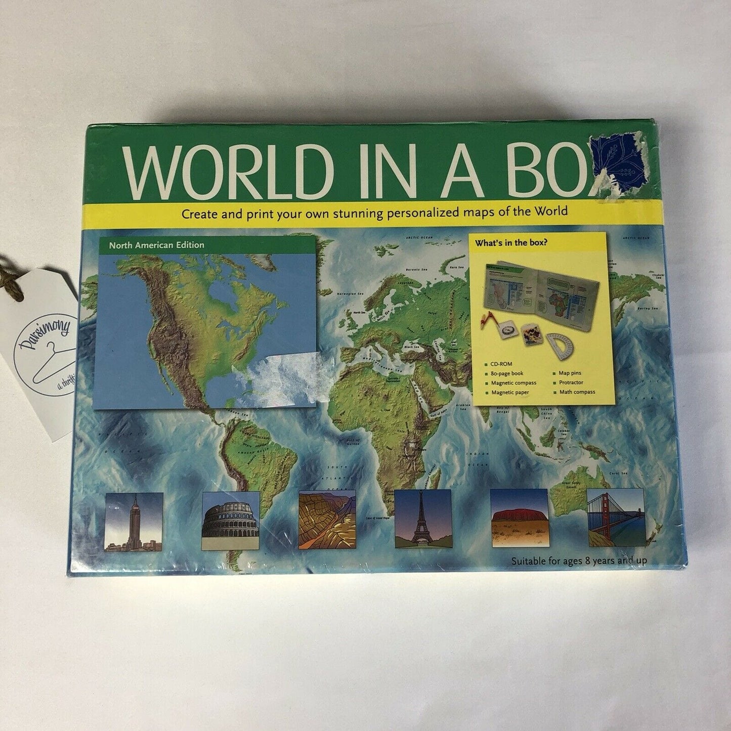 Sterling Publishing World In A Box Create & Print Your Own World Maps Ages 8 +