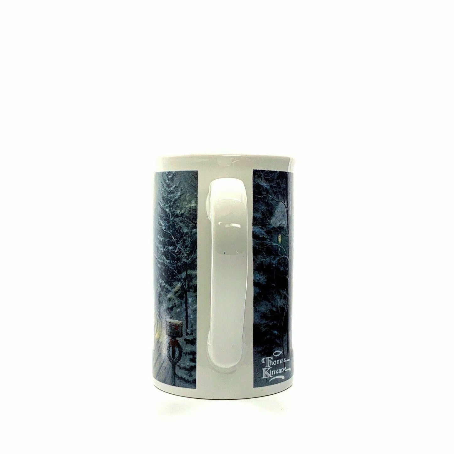 Thomas Kinkade Home For The Holidays Coffee Mug Cup 1990