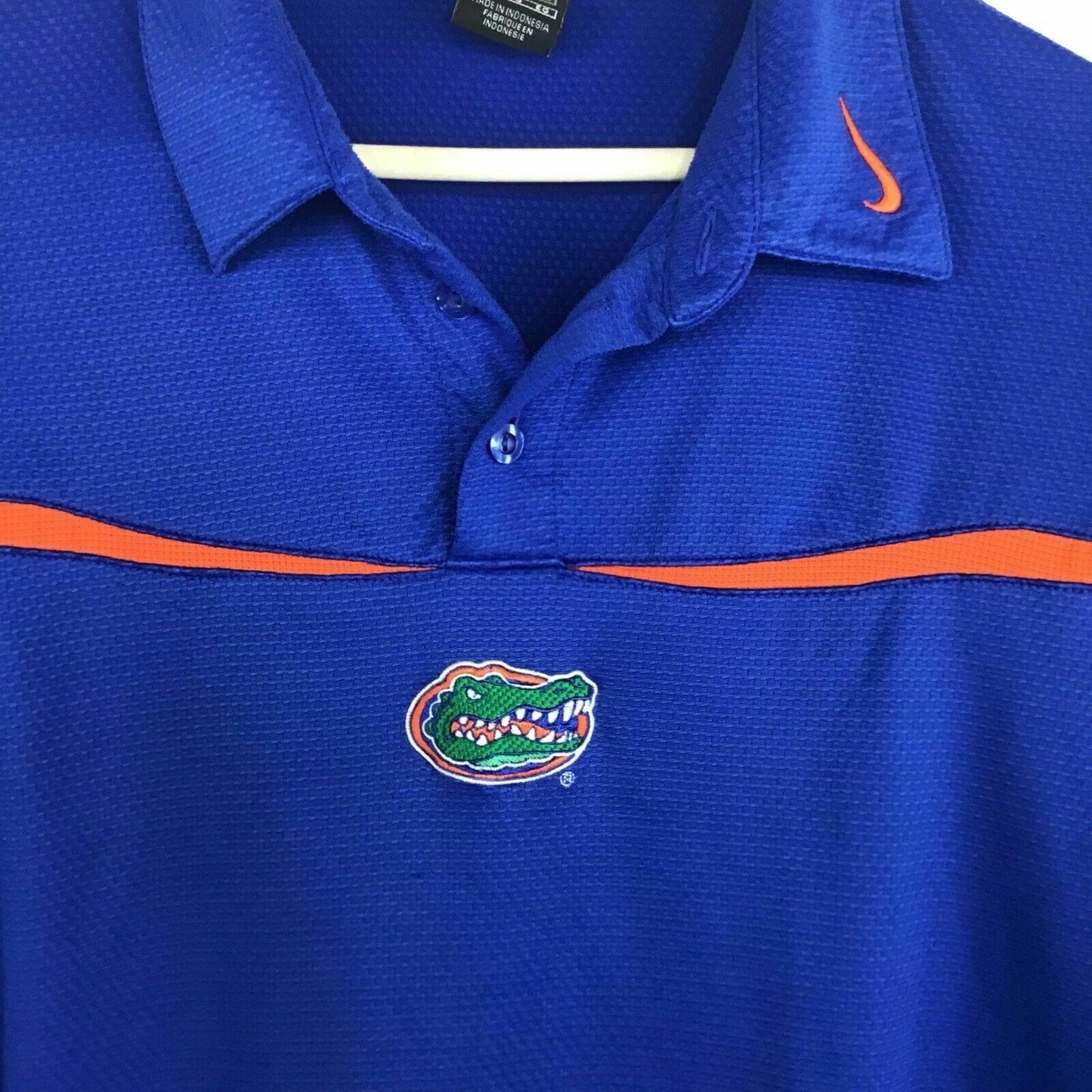 Nike Team Men's University of Florida Gators Polo Golf Shirt - Blue - Size XL