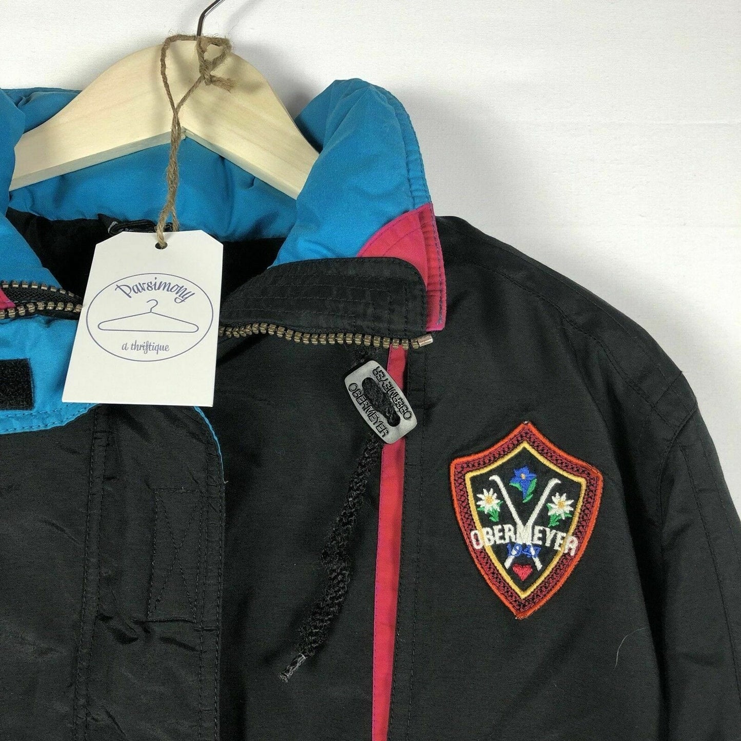 Obermeyer Girls' Snow Ski Snowboarding Jacket - Black - Size L (14/16) - Pre-Owned