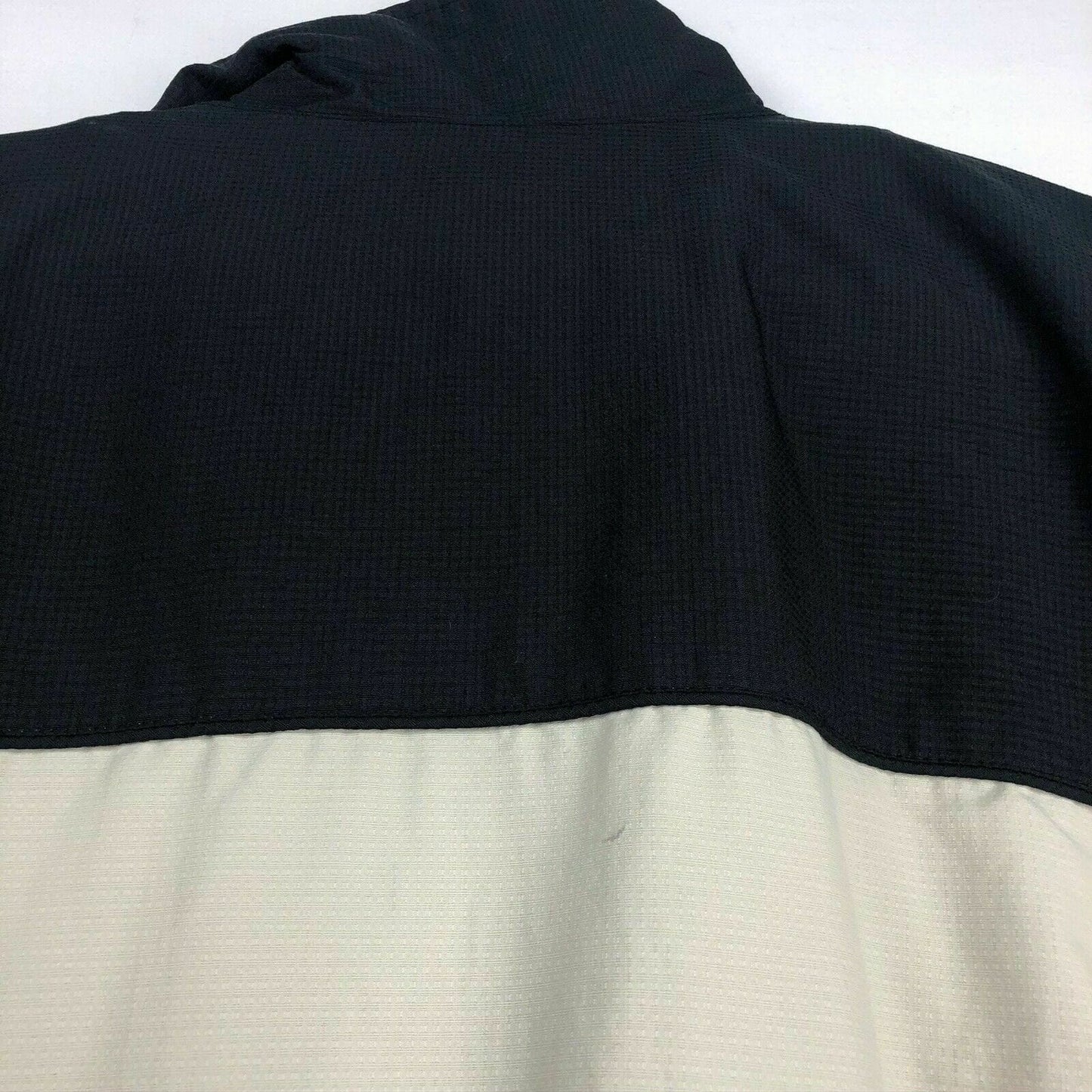 North End All Climate Wear Men's CAT Branded Jacket - Black/Beige - Size M - Pre-Owned